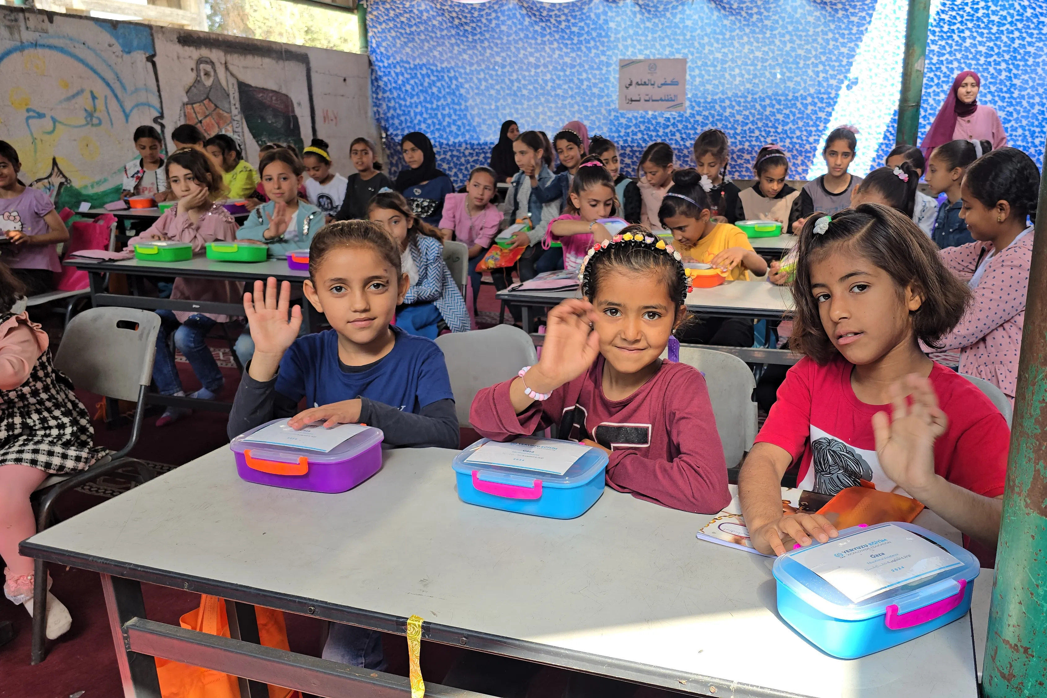 فصول / خيم تعليمية للأطفال في شمال غزة